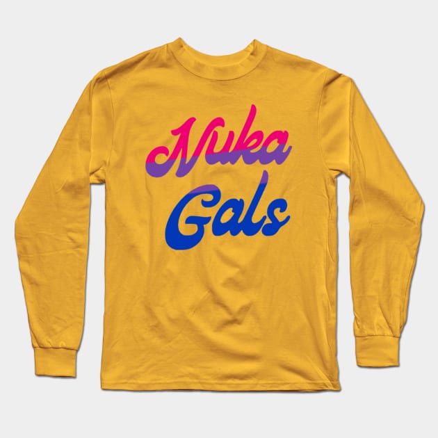 Nuka Gals Bisexual Long Sleeve T-Shirt by Nuka Gals